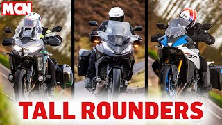 2025 Tall Tourer Showdown | Honda NT1100 vs Kawasaki Versys 1100 SE vs Suzuki GSX-S1000GX | MCN