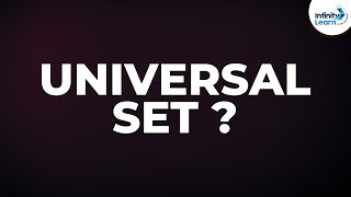 What is a Universal Set? | Don't Memorise