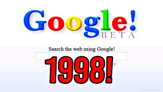 Here Is Google In THE PAST! (1998 to 2021!)