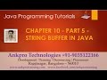 Java for beginners - Chapter 10 : String buffer (append, insert, replace, delete & reverse) Part - 5