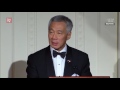 obama toasts to 50 years of us singapore ties