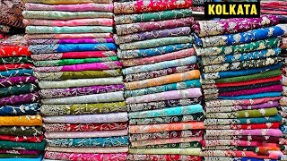 Kolkata Work Saree Wholesaler - Glass Organza/ Crush Tissue/ Jimmy Choo/ Supernet/ Russian Silk