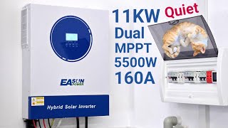 EASun Power 11KW Quiet Hybrid Inverter Replacement (ISolar SMG II 11KW 48V WiFi by Powland)