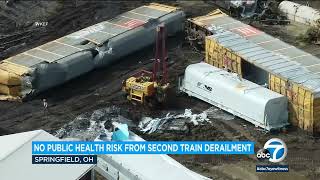 No signs of spill after another train derails in Ohio: officials