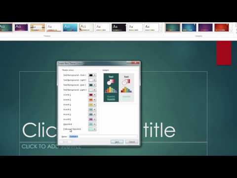 Custom Hyperlink Color - PowerPoint 2013 Custom Hyperlink Color - PowerPoint 2013