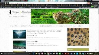 Stinger5-cheetahの一番右上のSNSボタンを消す方法