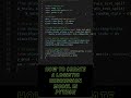 How to create a logistic regression model in python