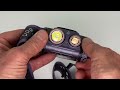 fenix hm65r dt dual spotlight headlamp demonstration video