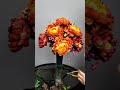 How to Make Fall Cemetery Vase #shorts