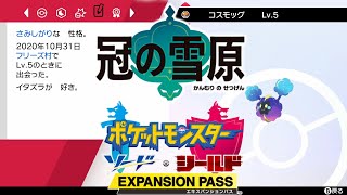 冠の雪原をクリア後 コスモッグ入手 【ポケモン剣盾 】ソード シールド pokemon sword and shield