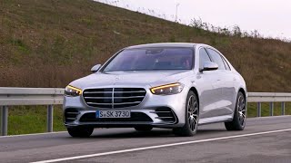 New 2022 Mercedes S Class S500 - Intelligent drive (highway assist systems real test)