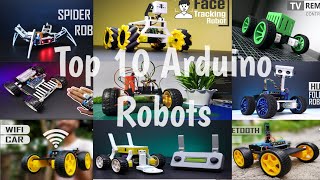 Arduino Robots || Top 10 Arduino Robots || Arduino Projects || Top New 2022 || Drab Tech
