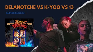 DELANOTCHE VS 13 VS K-YOO - Street Fighterz Battle 2022