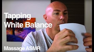 ASMR 2 Min Tingle Fast & LOUD Tapping Sound White Balance Card
