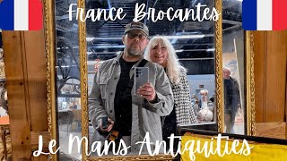 Thrifting In France At Le Mans Spring Flea Market Brocante - Come see what we Bought