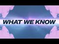 Lucas & Steve feat. Conor Byrne - What We Know (Official Lyric Video)