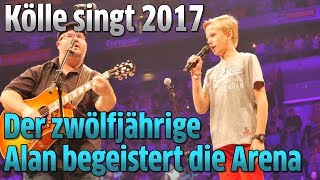 Kölle singt 2017: Der zwölfjährige Alan begeistert die Arena mit  „Et jitt kei Wood\