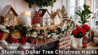 🎄 Stunning Dollar Tree Christmas Hacks 2025-2026 | Farmhouse & Rustic Holiday DIYs
