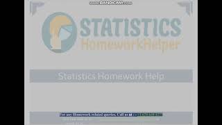 statistics homework help