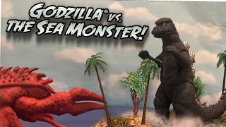 GODZILLA vs. EBIRAH (Stop motion animation)