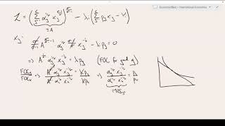 Consumer Optimisation - CES Utility Function