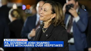 Pa. Governor Josh Shapiro meets with Harris over veepstakes