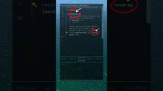 Reverse a String Using Recursion in Python | Easy Tutorial for Coding Interviews #codingshorts #algo