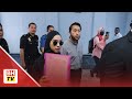 Alif Teega hadir di mahkamah ditemani isteri