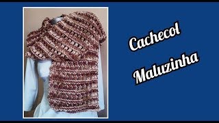 Cachecol Maluzinha em Tricô 👉 Super Fácil