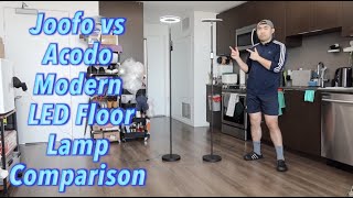 Joofo vs Acodo Modern LED Floor Lamp Comparison