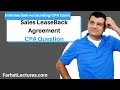 Sales LeaseBack Agreement | Intermediate Accounting | CPA Exam FAR | Accounting for Leases