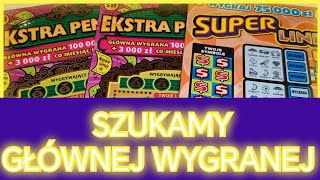 Poszukiwanie głównej wygranej Zdrapki Lotto za 15 złotych