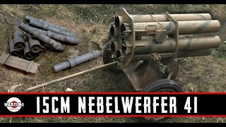 WW2 15cm Nebelwerfer 41  multiple rocket launcher