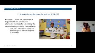 Next Steps for Enrollment for School Year 2021-22 at DCPS