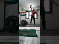 150 kg barbell deadlift and 28 kg kettlebell hardstyle snatch round 3