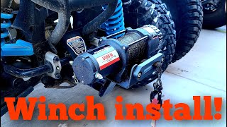 FieryRed winch install, Vic off-road, How to install a winch,  UTV winch,