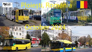 Public transport of Ploiești, october 2024