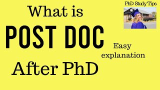 What is a postdoctoral fellowship or postdoc researcher