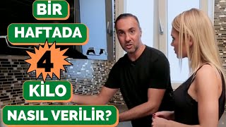 Bir haftada 4 kilo nasıl verilir? Sağlıklı kilo nasıl verilir? Kilo vermenin tüyoları...