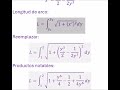 arc length applications of integrals determine the length of the section of the curve that