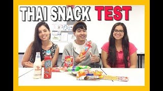 Thai Snack Taste Test Part1!!! 🇹🇭  ฝรั่งลองกินขนมไทย