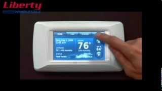 Honeywell Prestige Programmable Thermostat Installation Video