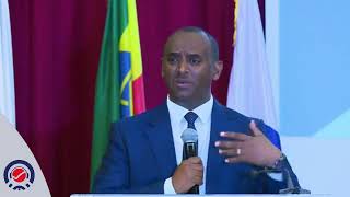 የኢትዮጵያ መገናኛ ብዙኃን ባለሥልጣን ዋና ዳይሬክተር አቶ መሐመድ እድሪስ ከሠላም ሚኒስቴር ጋር ለሚዲያ አካላት በተዘጋጀ ኮንፈረንስ ላይ ያደረጉት ንግግር