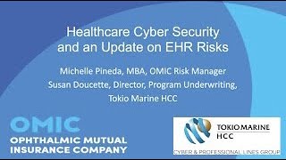 Cyber Security & Electronic Health Record Risks