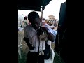olajosh playing talkingdrum with Nigeria Navy band