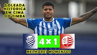 TIMBA É GOLEADO PELO AZULÃO - CSA X Náutico | Melhores Momentos