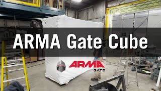 ARMA Gate Cube Shrink-Wrapped for Secure Delivery