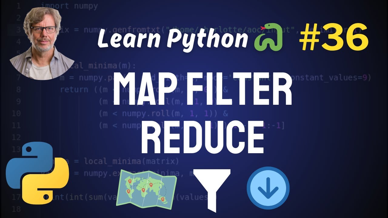 Map, Filter And Reduce In Python - Python Full Course 🐍 2024 - YouTube