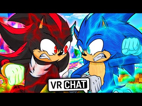 Movie Sonic Meets Movie Shadow Vr Chat Youtube