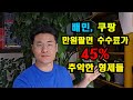 배민,쿠팡 만원팔면 수수료가 45%입니다!!!! 롯데리아도, 치킨프랜차이즈도 포기해버린 배민배달!! 이게 우리 자영업자 잘못입니까??!! (20년차 자영업자)